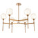 Gem LED Chandelier in Novel Brass (404|CHB0039-39-NB-A-001-L3)