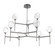 Gem LED Chandelier in Graphite (404|CHB0039-55-GP-C-001-L1)