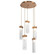 Parallel LED Pendant in Novel Brass (404|CHB0042-05-NB-CG-C01-L1)