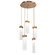 Parallel LED Pendant in Novel Brass (404|CHB0042-05-NB-CR-C01-L1)