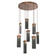 Parallel LED Pendant in Burnished Bronze (404|CHB0042-08-BB-SG-C01-L3)