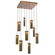 Parallel LED Pendant in Burnished Bronze (404|CHB0042-09-BB-BG-C01-L1)