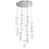 Parallel LED Pendant in Classic Silver (404|CHB0042-11-CS-CG-C01-L1)