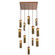 Parallel LED Pendant in Burnished Bronze (404|CHB0042-12-BB-BG-C01-L1)
