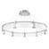 Parallel LED Chandelier in Classic Silver (404|CHB0042-60-CS-CR-CA1-L1)