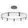 Parallel LED Chandelier in Graphite (404|CHB0042-60-GP-CR-CA1-L3)