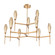 Aalto LED Chandelier in Novel Brass (404|CHB0049-54-NB-RB-001-L1)
