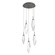 Rock Crystal LED Pendant in Graphite (404|CHB0050-05-GP-CC-C01-L1)
