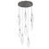 Rock Crystal LED Pendant in Graphite (404|CHB0050-08-GP-CC-C01-L1)