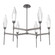 Rock Crystal LED Chandelier in Graphite (404|CHB0050-37-GP-CC-001-L1)