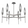 Rock Crystal LED Chandelier in Graphite (404|CHB0050-37-GP-CS-001-L3)