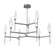 Rock Crystal LED Chandelier in Graphite (404|CHB0050-54-GP-CC-001-L3)
