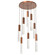 Axis LED Pendant in Burnished Bronze (404|CHB0060-08-BB-GC-C01-L3)