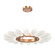 Fiori LED Chandelier in Novel Brass (404|CHB0071-39-NB-WL-CA1-L3)