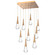 Raindrop LED Pendant in Novel Brass (404|CHB0078-09-NB-C-C01-L3)