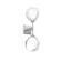 Gem LED Wall Sconce in Classic Silver (404|IDB0039-02-CS-C-L1)