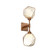 Gem LED Wall Sconce in Novel Brass (404|IDB0039-02-NB-A-L3)