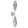 Aalto LED Wall Sconce in Classic Silver (404|IDB0049-02-CS-RS-L3)