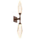 Rock Crystal LED Wall Sconce in Burnished Bronze (404|IDB0050-02-BB-CA-L3)