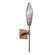 Rock Crystal LED Wall Sconce in Burnished Bronze (404|IDB0050-07-BB-CS-L3)