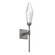 Rock Crystal LED Wall Sconce in Graphite (404|IDB0050-07-GP-CC-L1)