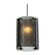 Textured Glass LED Pendant in Novel Brass (404|LAB0044-16-NB-FG-001-L1)