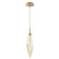 Rock Crystal LED Pendant in Novel Brass (404|LAB0050-19-NB-CA-C01-L1)
