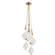 Blossom LED Cluster in Novel Brass (404|LAB0059-0B-NB-BC-C01-L3)