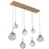 Gem LED Linear Pendant in Novel Brass (404|PLB0039-07-NB-S-C01-L1)
