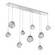Gem LED Linear Pendant in Classic Silver (404|PLB0039-09-CS-S-C01-L1)