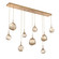 Gem LED Linear Pendant in Novel Brass (404|PLB0039-09-NB-B-C01-L3)