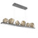 Gem LED Linear Suspension in Graphite (404|PLB0039-0B-GP-B-CA1-L3)