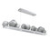 Gem LED Linear Suspension in Classic Silver (404|PLB0039-0C-CS-S-CA1-L3)