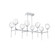 Gem LED Linear Suspension in Classic Silver (404|PLB0039-50-CS-C-001-L1)