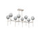 Gem LED Linear Suspension in Novel Brass (404|PLB0039-69-NB-B-001-L1)