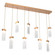 Parallel LED Pendant in Novel Brass (404|PLB0042-09-NB-CG-C01-L1)