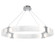 Parallel LED Chandelier in Classic Silver (404|PLB0042-44-CS-CG-CA1-L3)