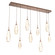 Aalto LED Pendant in Burnished Bronze (404|PLB0049-09-BB-RA-C01-L1)