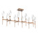 Aalto LED Linear Suspension in Burnished Bronze (404|PLB0049-67-BB-RC-001-L1)