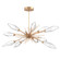 Rock Crystal LED Lantern in Novel Brass (404|PLB0050-0A-NB-CC-001-L3)