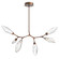Rock Crystal LED Lantern in Burnished Bronze (404|PLB0050-BA-BB-CC-001-L1)