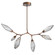 Rock Crystal LED Lantern in Burnished Bronze (404|PLB0050-BA-BB-CS-001-L3)
