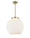Essex LED Pendant in Antique Brass (405|221-3S-AB-G121-16-LED)