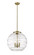 Essex LED Pendant in Antique Brass (405|221-3S-AB-G1213-18-LED)