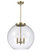 Essex LED Pendant in Antique Brass (405|221-3S-AB-G122-18-LED)