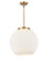Ballston LED Pendant in Brushed Brass (405|221-3S-BB-G121-16-LED)