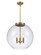Ballston LED Pendant in Brushed Brass (405|221-3S-BB-G124-18-LED)