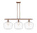 Ballston Three Light Island Pendant in Antique Copper (405|516-3I-AC-G652-12)