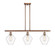 Ballston Three Light Island Pendant in Antique Copper (405|516-3I-AC-G652-8)