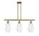 Ballston LED Island Pendant in Brushed Brass (405|516-3I-BB-G654-7-LED)